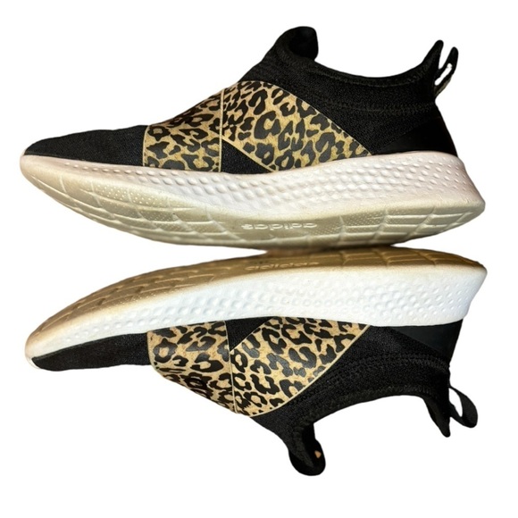 Adidas Puremotion Adapt Black Slip on Sneakers Chetah X Strap Size 6.5 - Picture 10 of 11